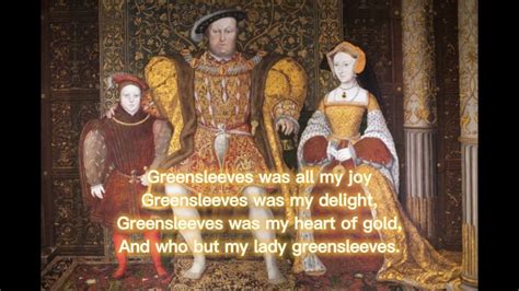 greensleeves tudor|henry viii greensleeves.